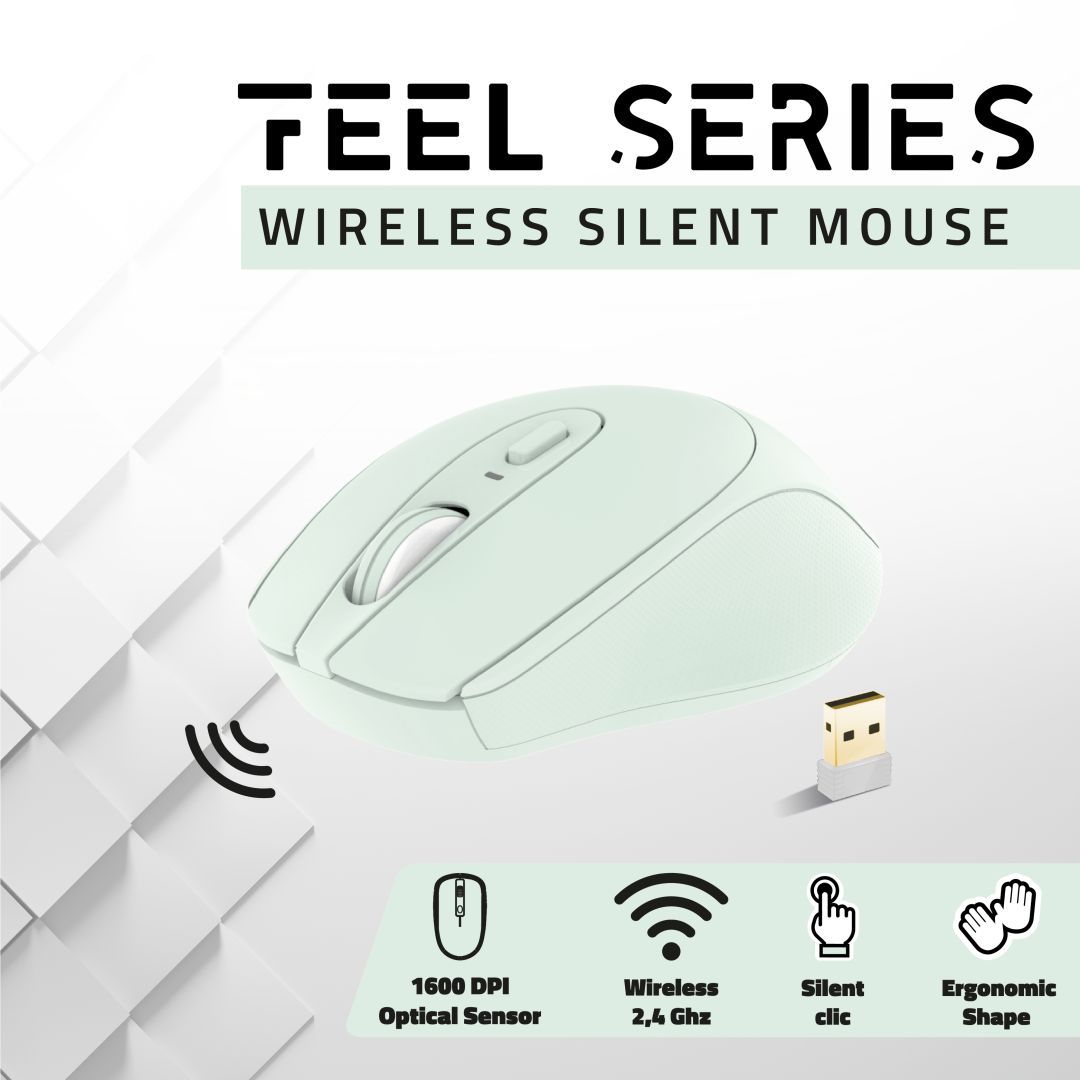 Advance Feel Series Wireless Mouse Green