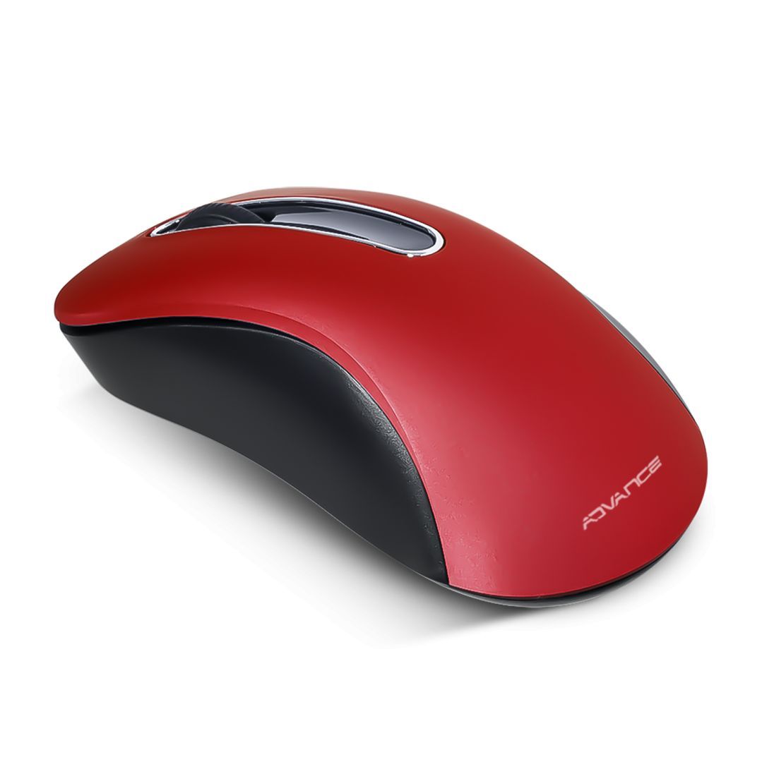 Advance Shape 3D Wireless Mouse Red