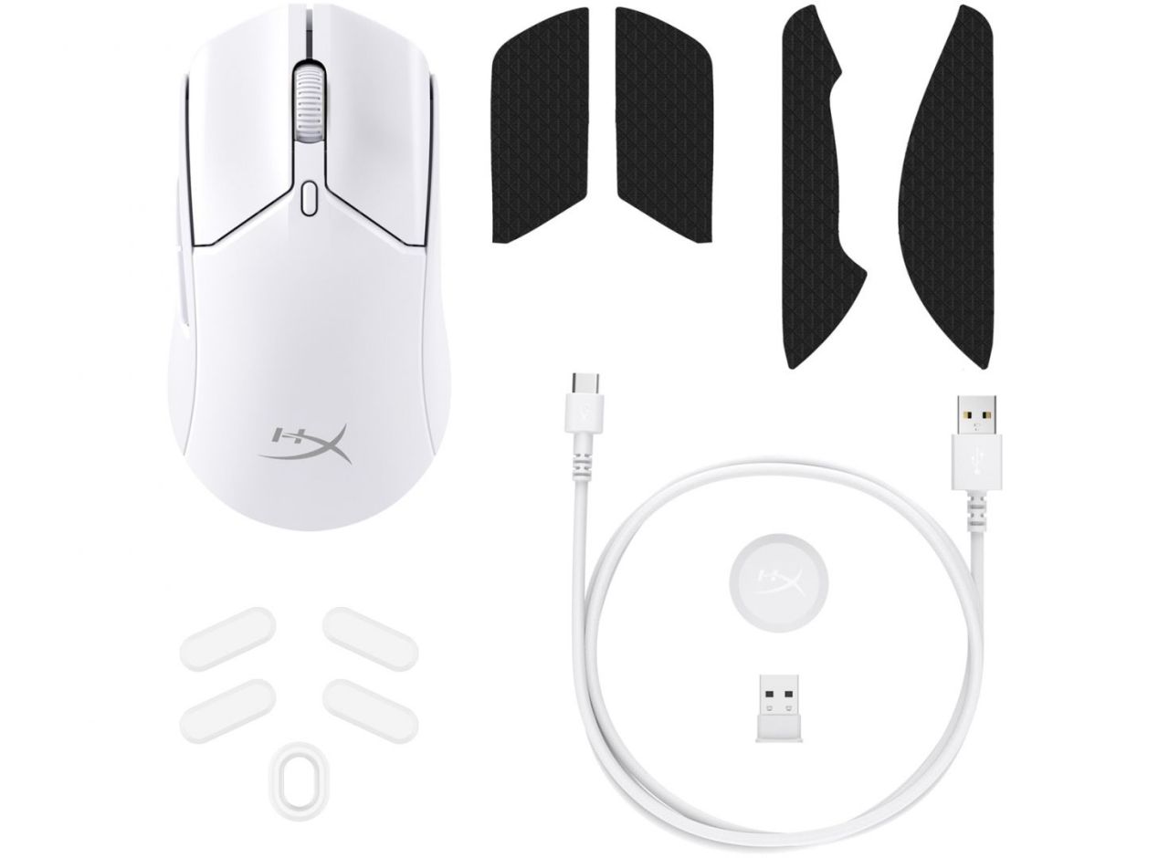 HP RENEW HyperX Pulsefire Haste 2 Wireless Gaming Mouse White