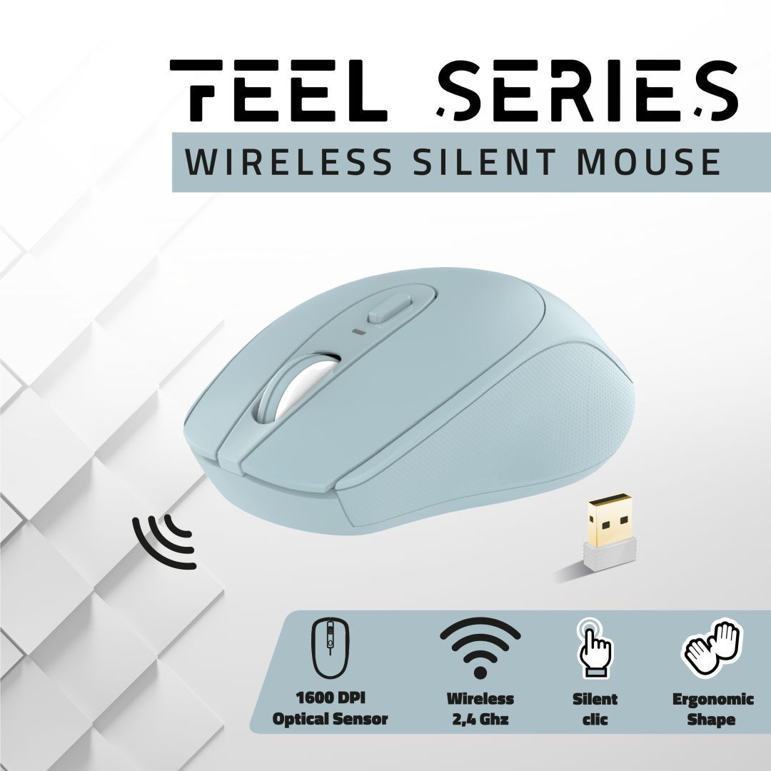 Advance Feel Series Wireless Mouse Blue