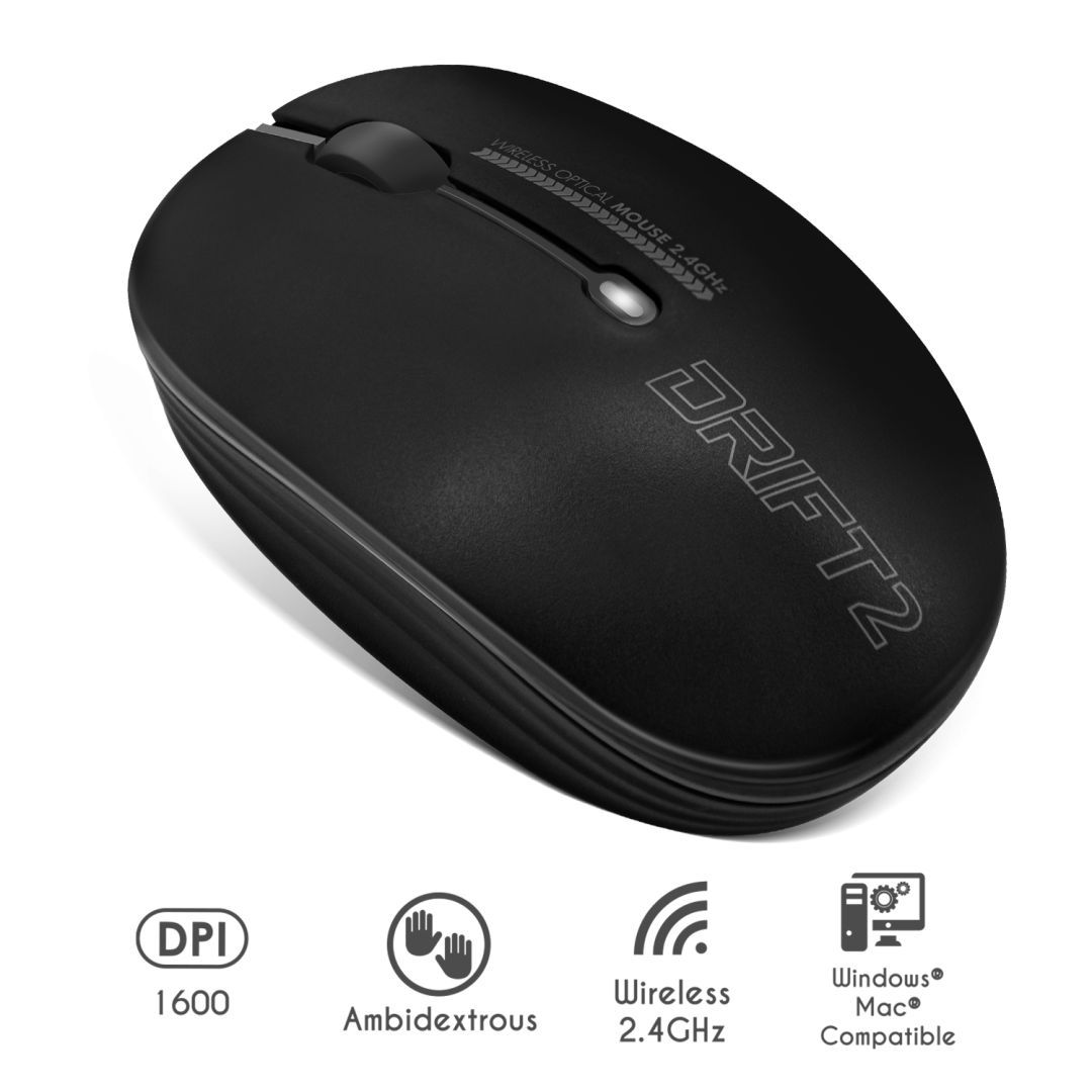 Advance Drift 2 Wireless Mouse Black