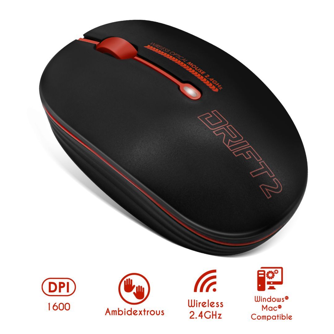 Advance Drift 2 Wireless Mouse Red