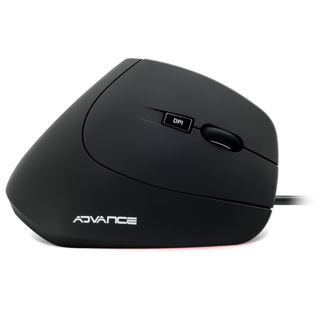 Advance Vertical Plus Mouse Black