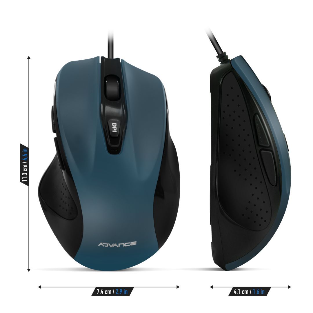 Advance Shape 6D Mouse Blue