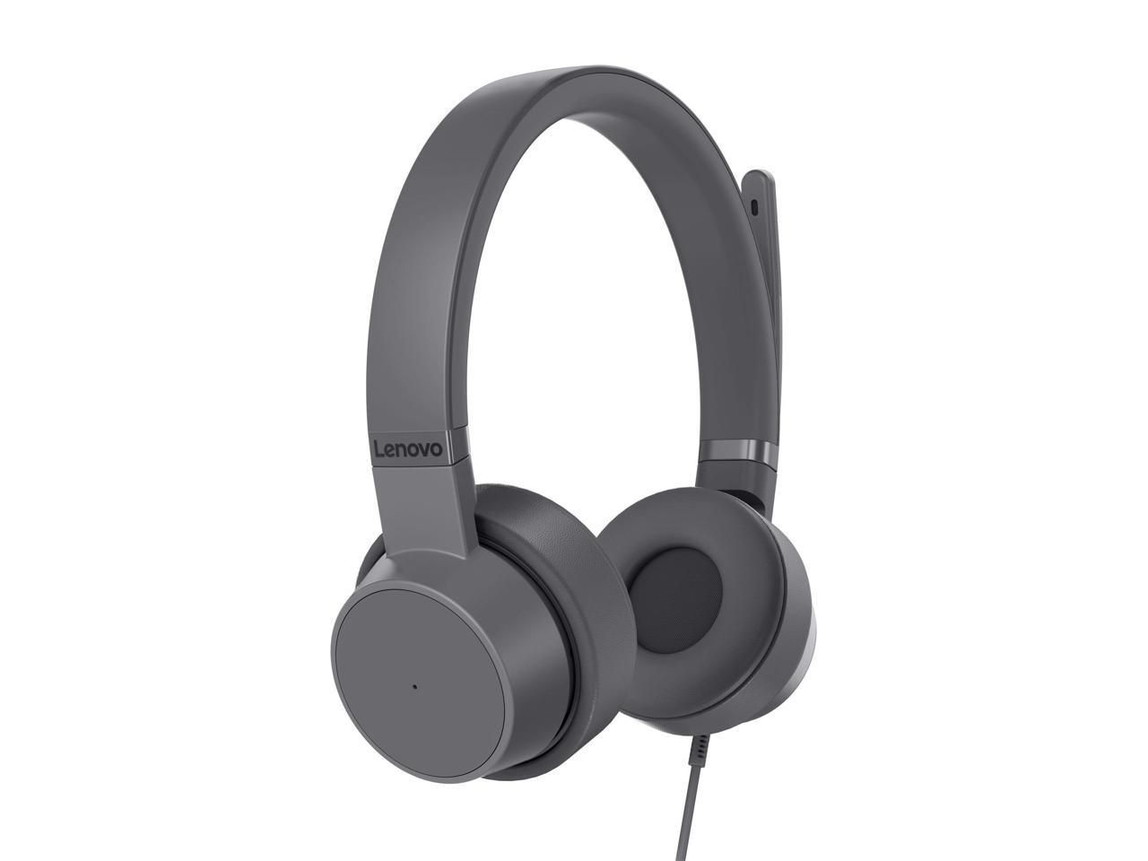 Lenovo Go Wired ANC Headset Storm Grey