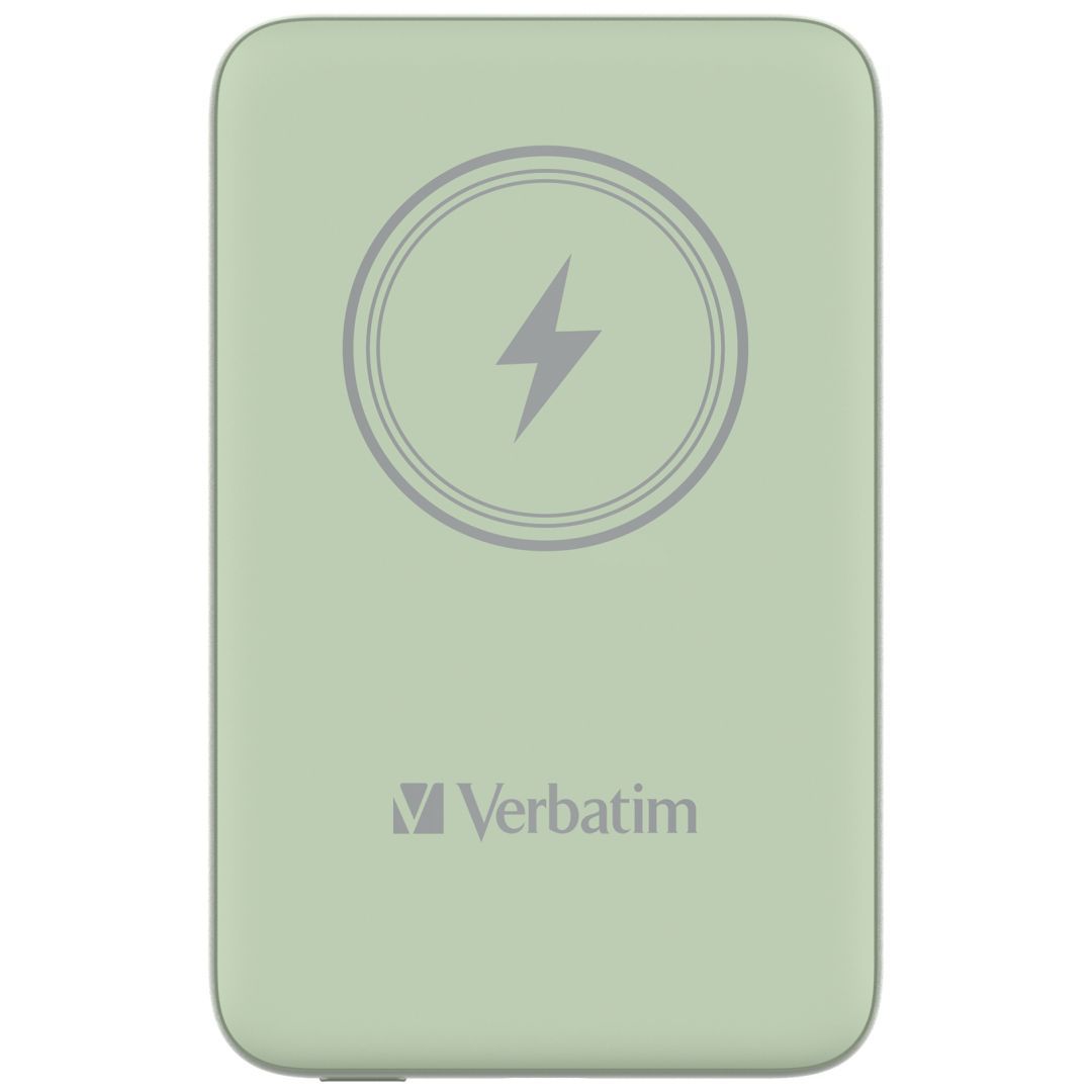 Verbatim Charge 'n' Go Magnetic Wireless 10000mAh PowerBank Green