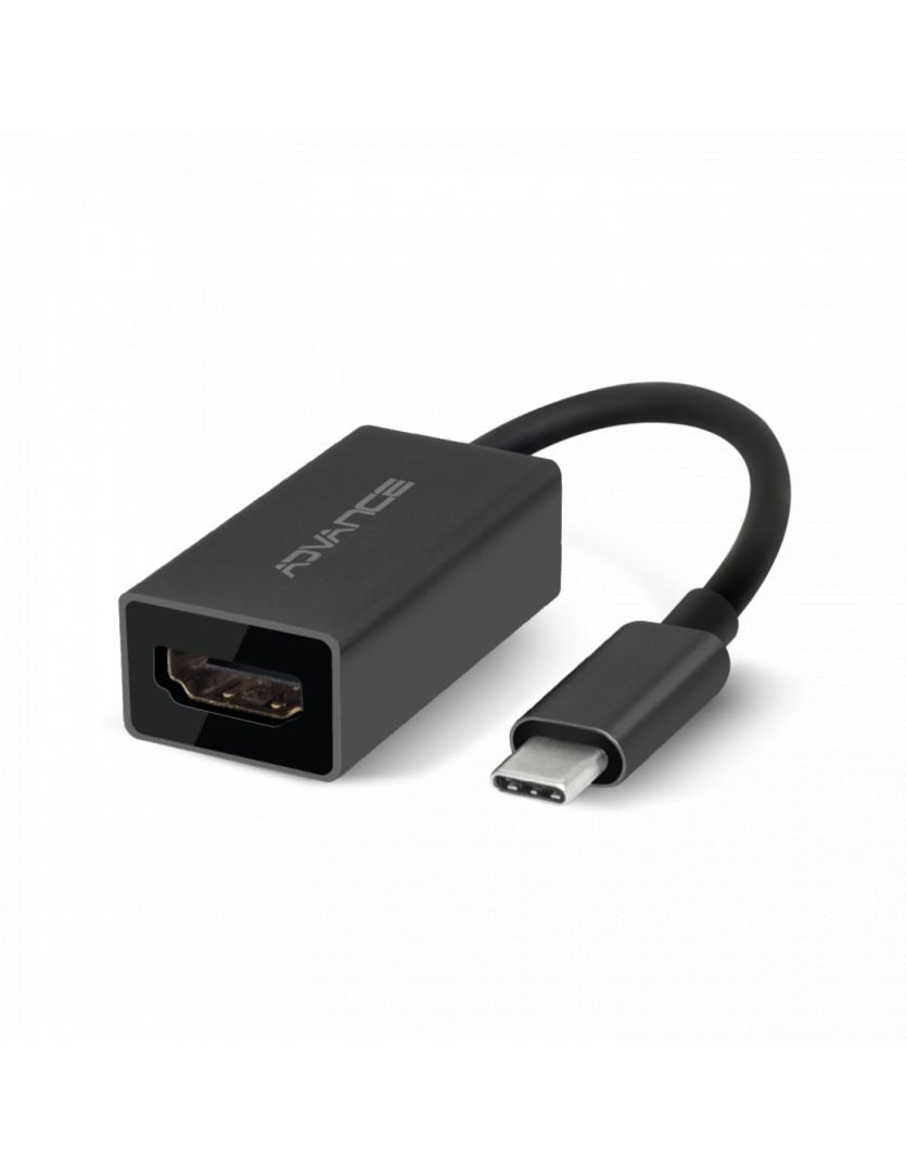 Advance USB-C to HDMI 4K Adapter Black