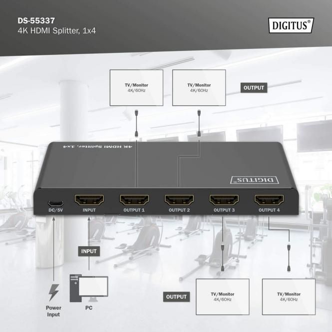 Digitus HDMI Splitter 4K