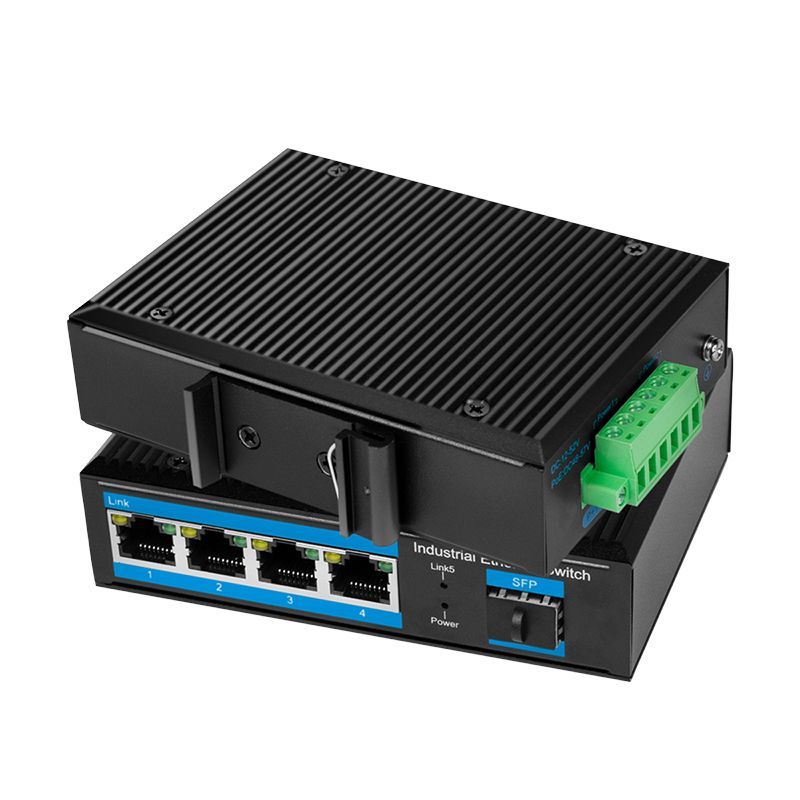 Logilink Industrial Gigabit Ethernet Switch Black