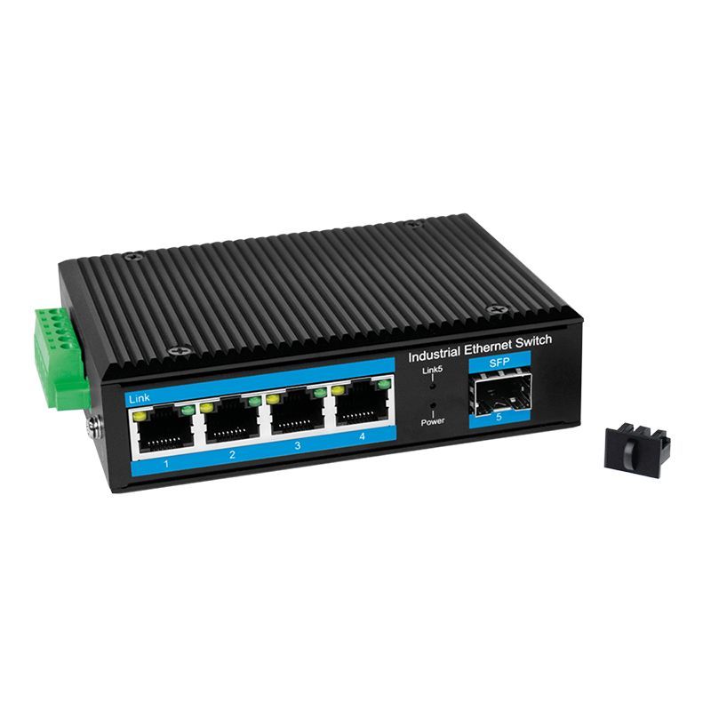 Logilink Industrial Gigabit Ethernet Switch Black