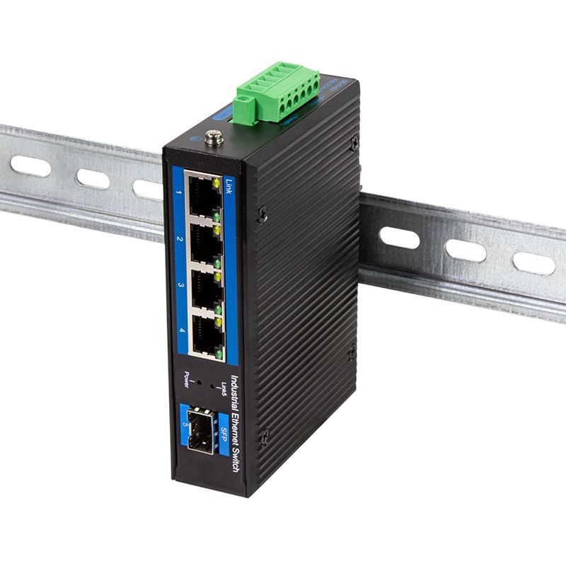 Logilink Industrial Gigabit Ethernet Switch Black