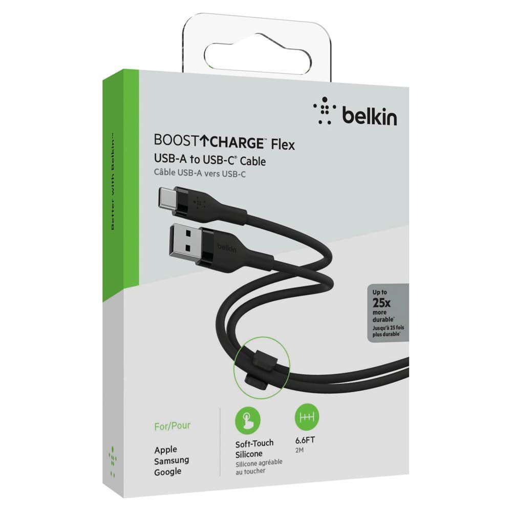 Belkin USB-A to USB-C male/male cable 2m Black