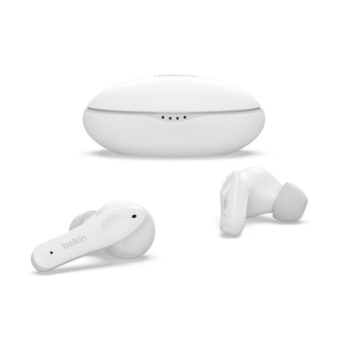 Belkin SoundForm Nano​ TWS Bluetooth Headset Earbuds for Kids White