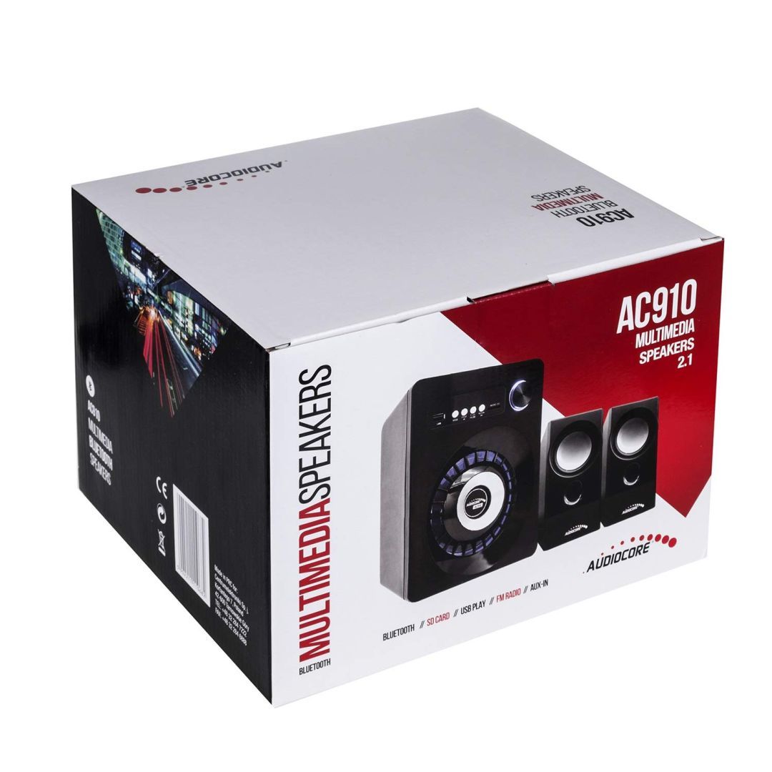 Audiocore AC910 2.1 Bluetooth Speaker Black