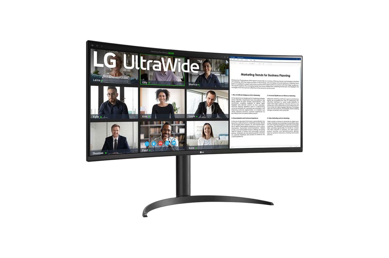 LG 34" 34WR55QC-B LED Curved