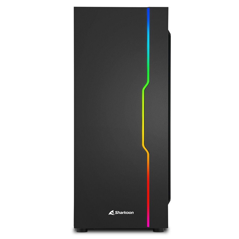 Sharkoon RGB Slider Tempered Glass Black