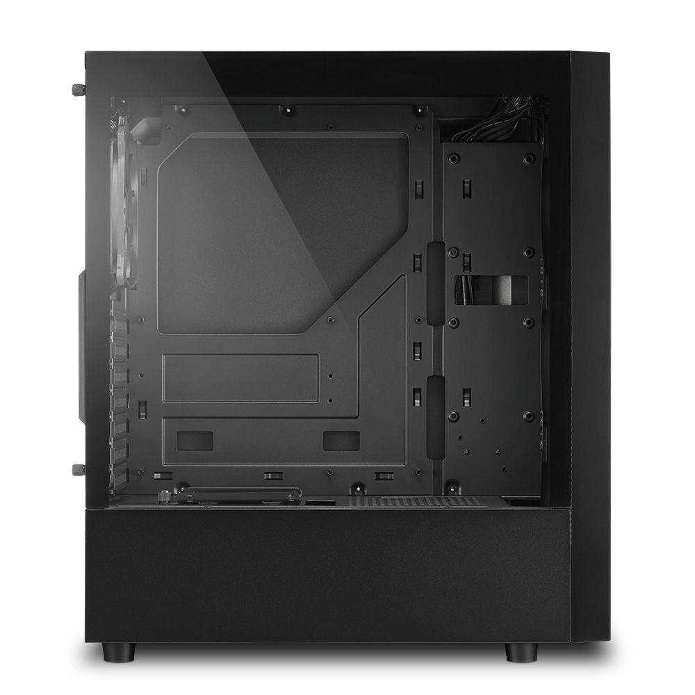 Sharkoon RGB Slider Tempered Glass Black