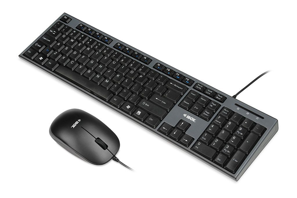 iBox Desktop Kit Keyboard Combo Black UK