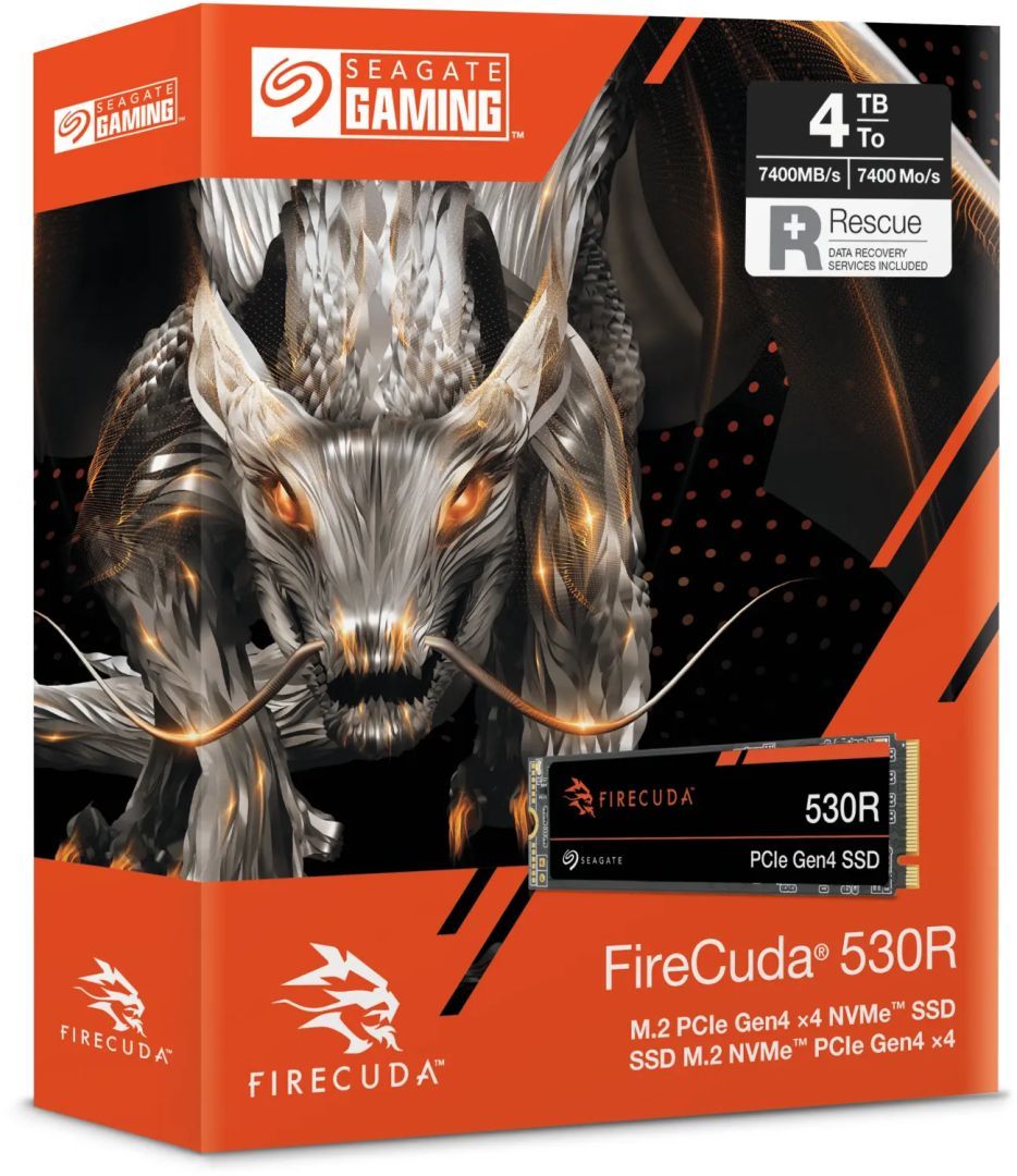 Seagate 4TB M.2 2280 NVMe FireCuda 530R