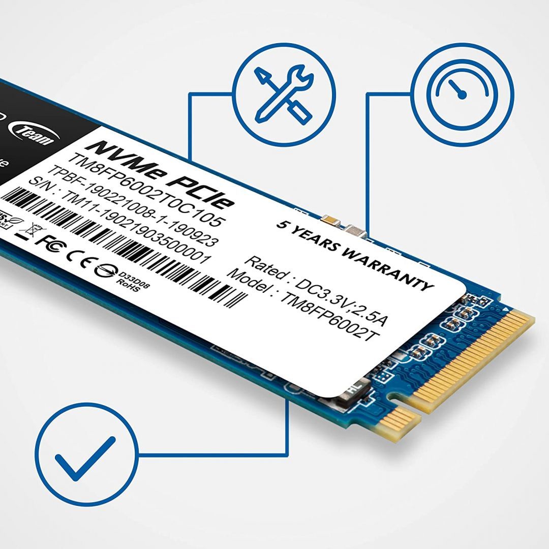 TeamGroup 256GB M.2 2280 NVMe MP33