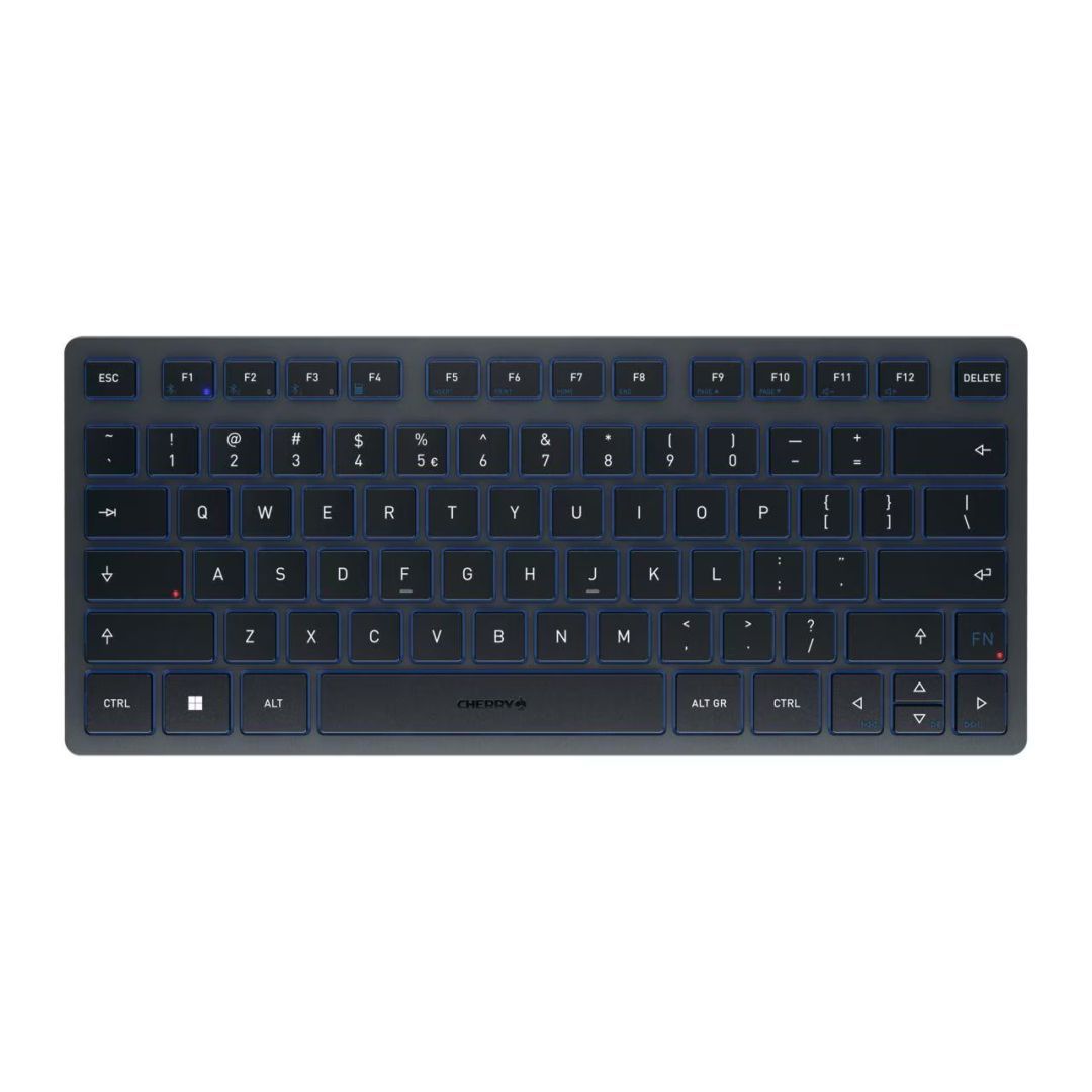 Cherry KW 7100 Mini Bluetooth Keyboard Slate Blue US