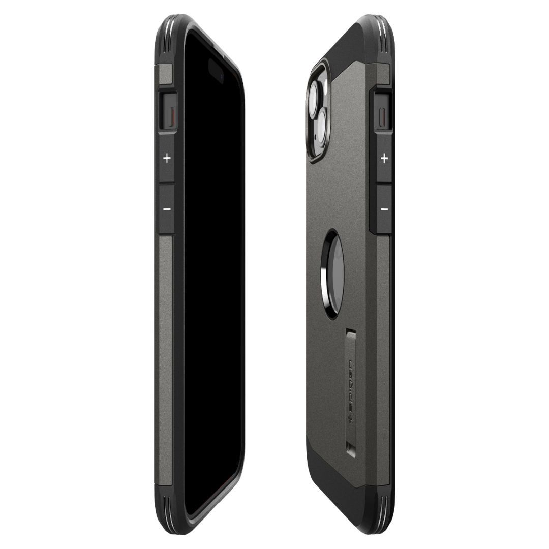 Spigen iPhone 15 Case Tough Armor MagSafe (MagFit) Gunmetal