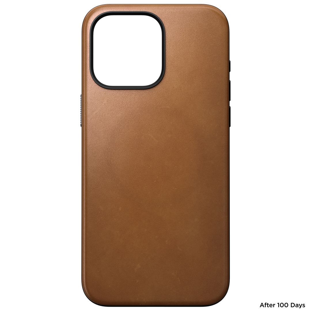 Nomad iPhone 15 Pro Max Modern Leather Case English Tan