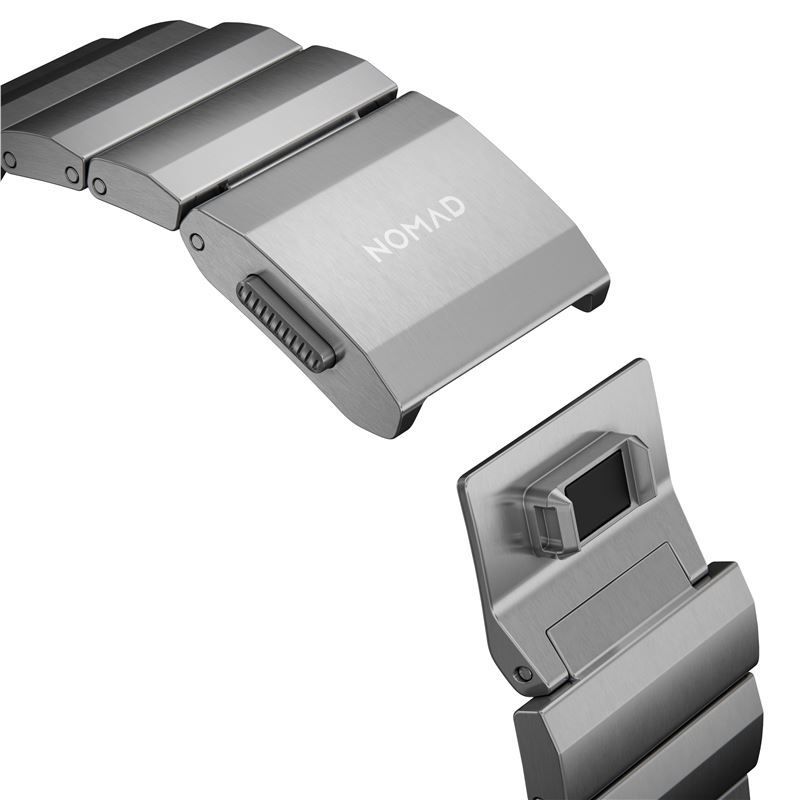 Nomad Titanium Band, silver - Apple Watch Ultra (49mm) 8/7 (45mm)/6/SE/5/4 (44mm)/3/2/1 (42mm)