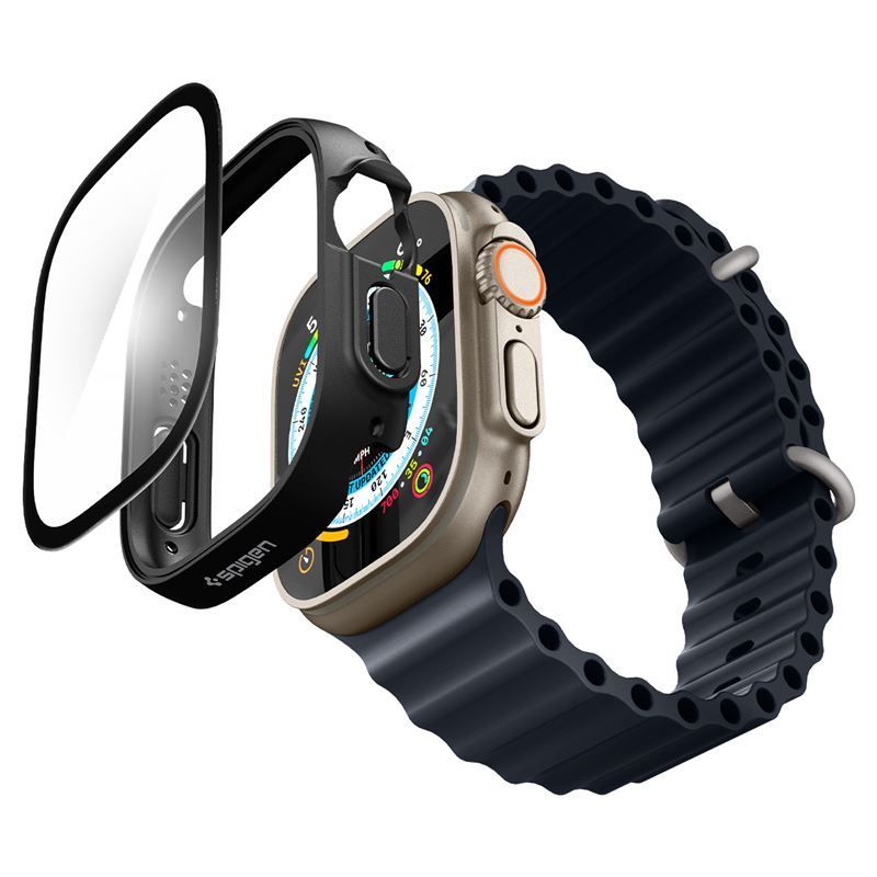 Spigen Thin Fit 360, black - Apple Watch Ultra 49mm