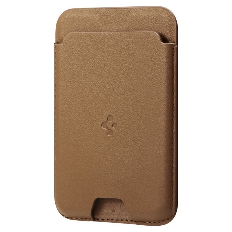 Spigen Wallet Valentinus MagFit, brown - MagSafe