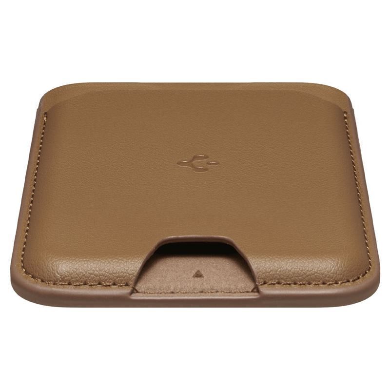 Spigen Wallet Valentinus MagFit, brown - MagSafe