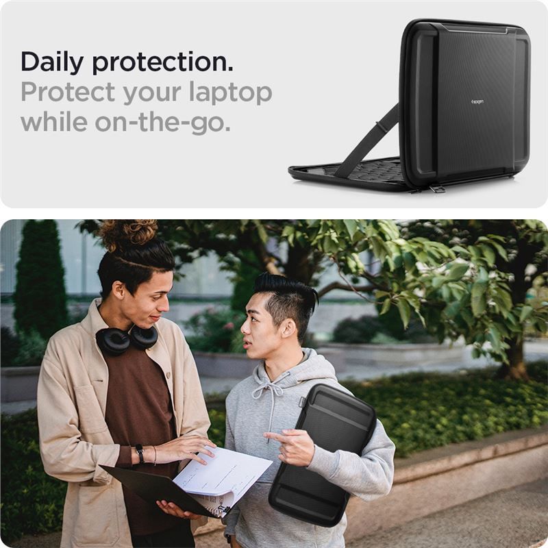 Spigen Rugged Armor Pro, black - MacBook Pro 14" M2 2023/M1 2021