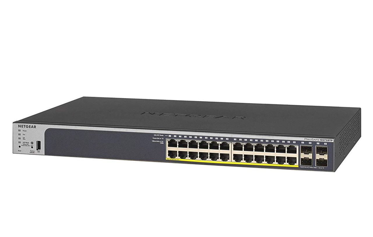 Netgear GS728TP-200EUS ProSAFE 24-port 1000base-T Gigabit PoE Smart Switch