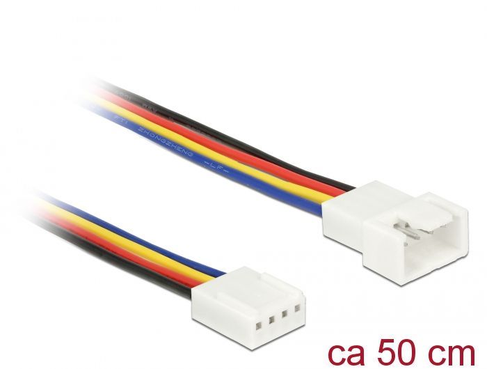 DeLock Extension Cable PWM Fan Connection 4 Pin 50cm