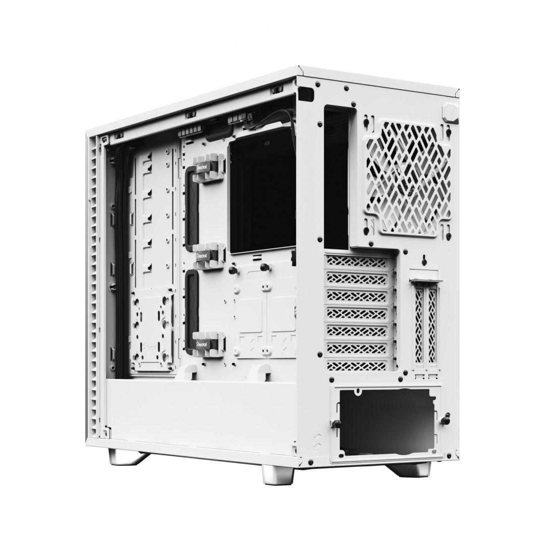 Fractal Design Define 7 Clear Tempered Glass White