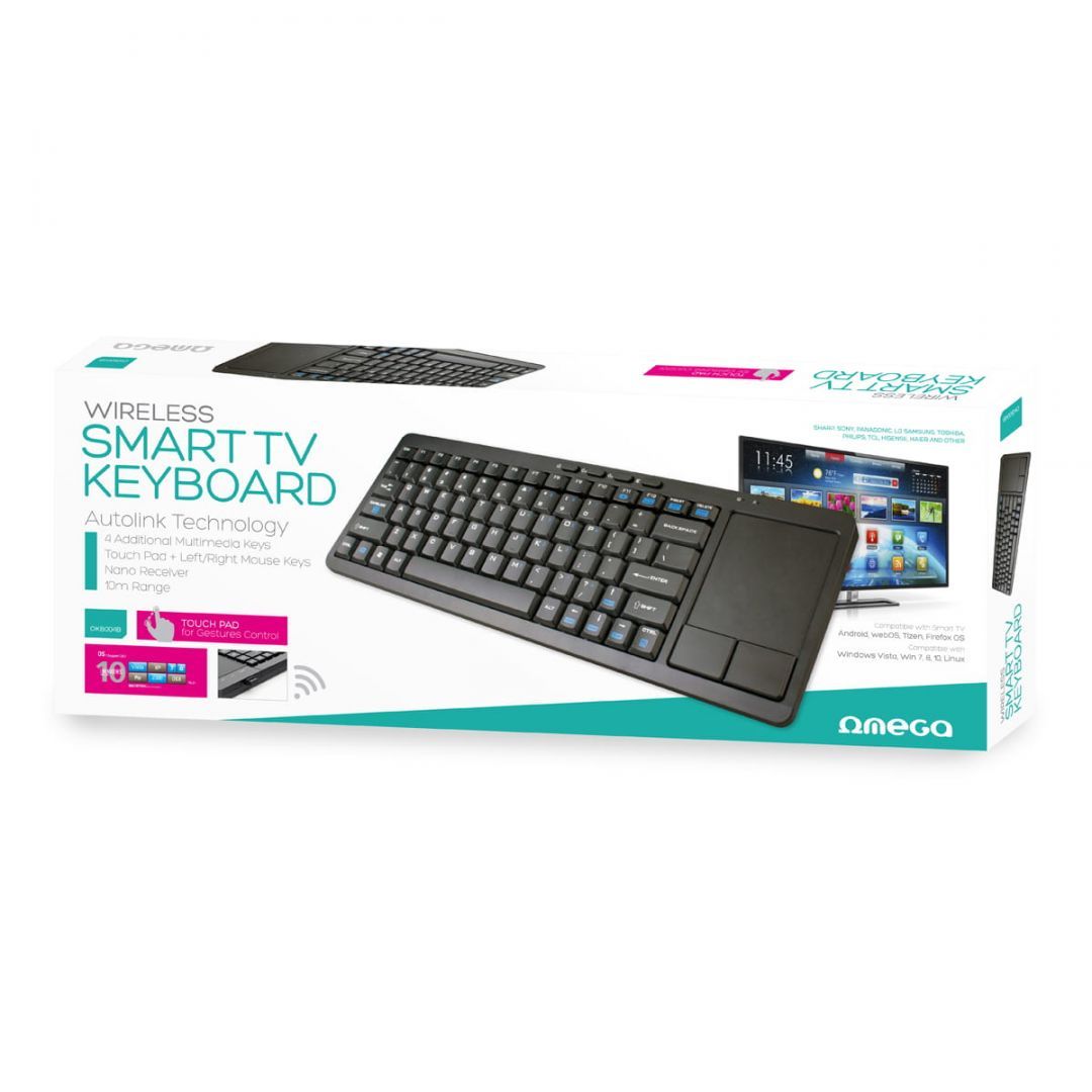 Platinet Omega OKB004BES Wireless keyboard Black ES