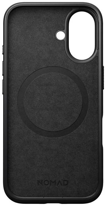 Nomad Modern Leather case iPhone 16 Black