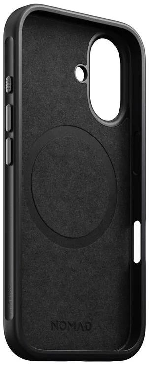 Nomad Modern Leather case iPhone 16 Black