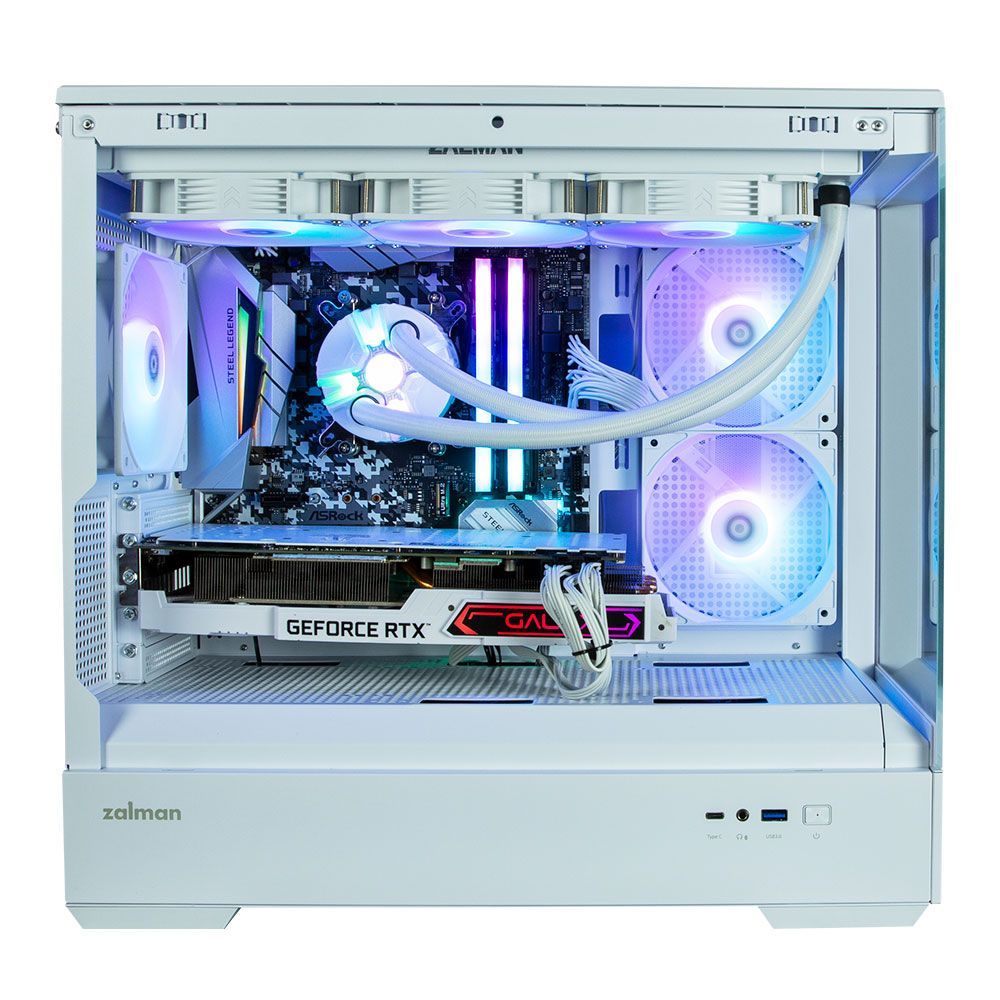 Zalman P30 Tempered Glass White