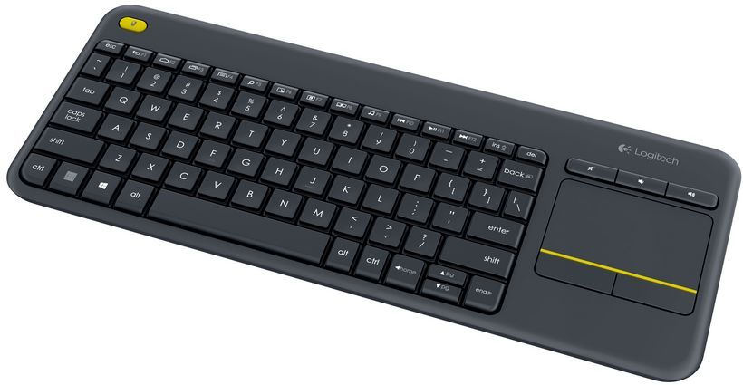 Logitech K400 Plus Wireless Touch Keyboard Black UK