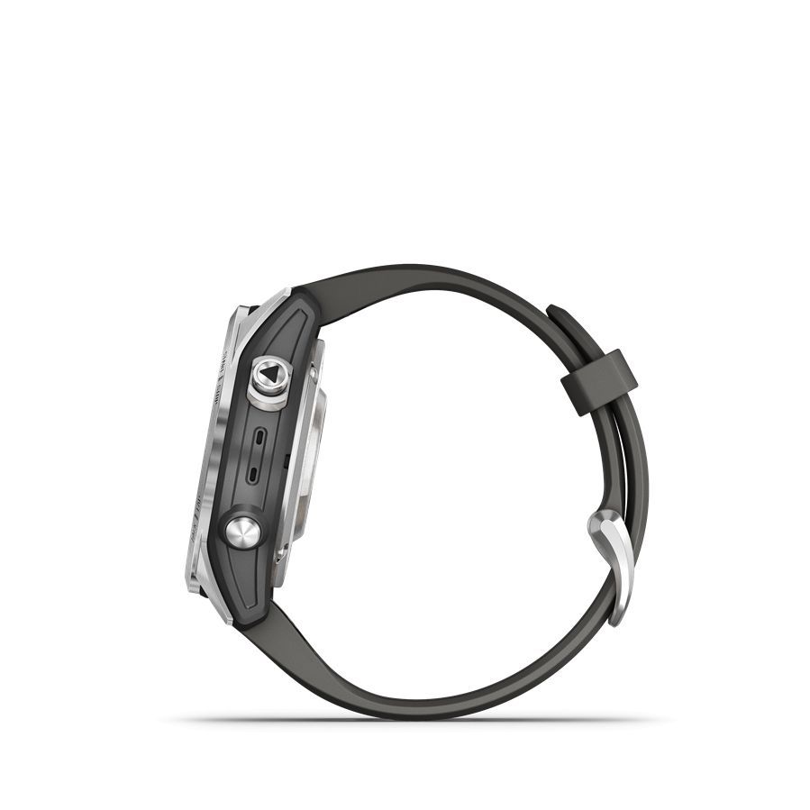 Garmin fenix 7S Pro Solar Edition Silver with Graphite Band