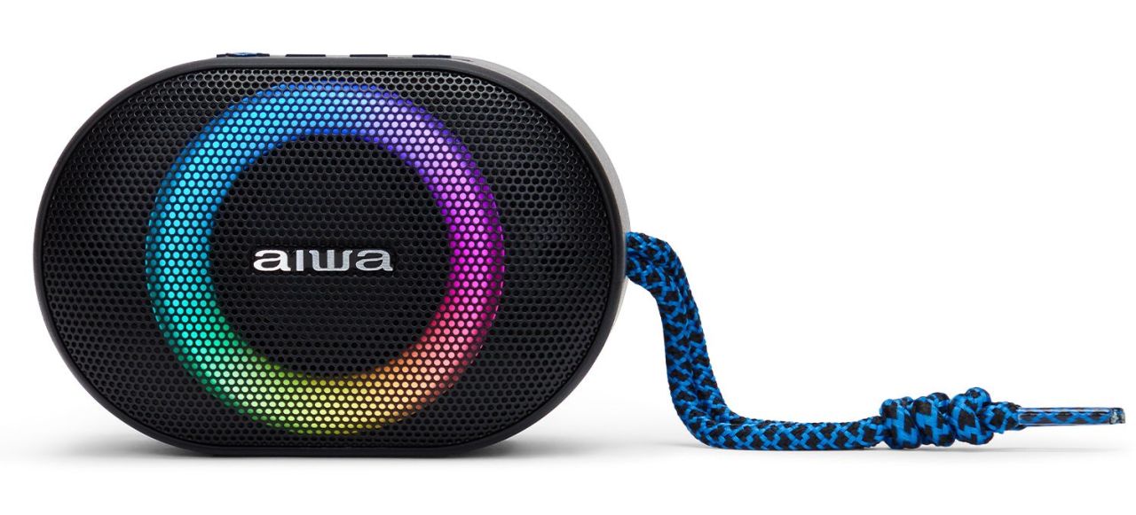 Aiwa BST-330BL Portable Bluetooth Speaker Black/Blue