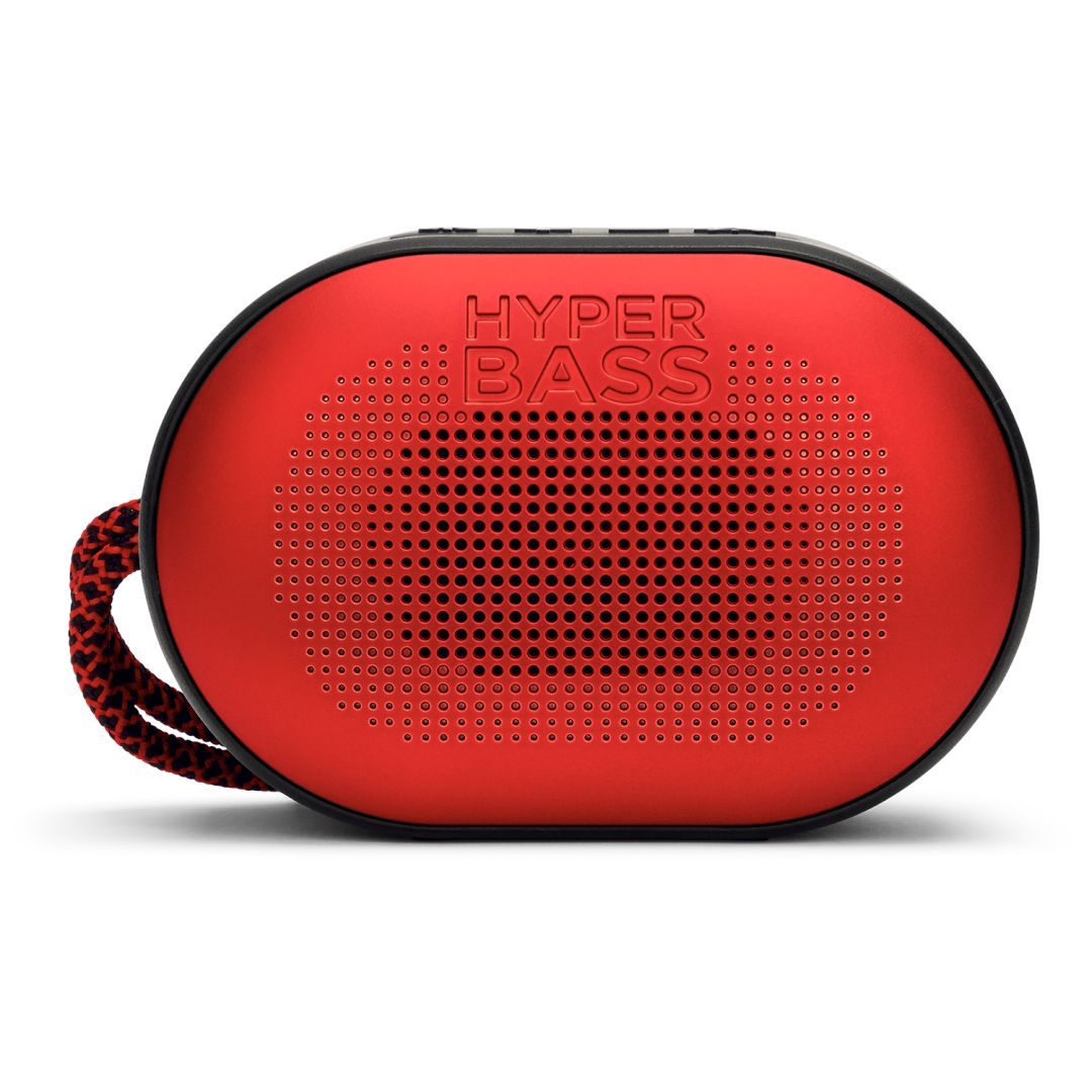 Aiwa BST-330RD Portable Bluetooth Speaker Black/Red