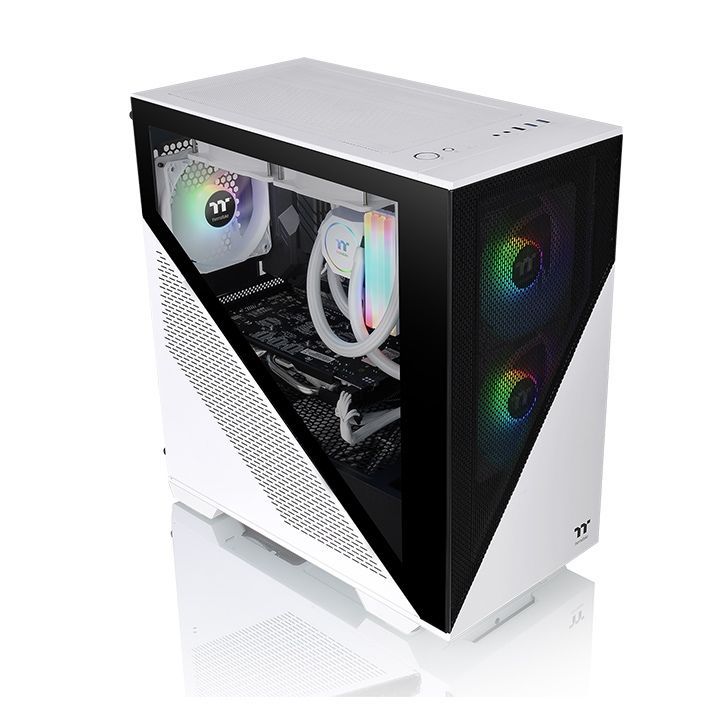 Thermaltake Divider 170 TG Snow ARGB Micro Chassis Tempered Glass White/Black