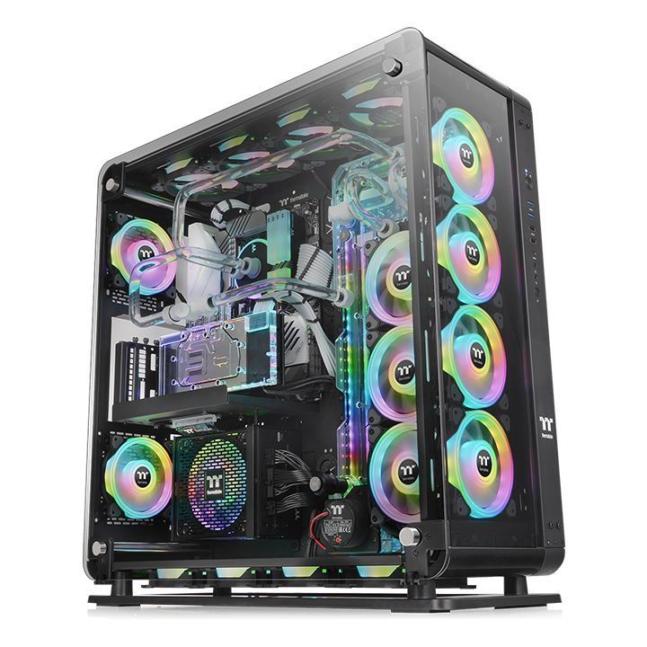 Thermaltake Core P8 Tempered Glass Black