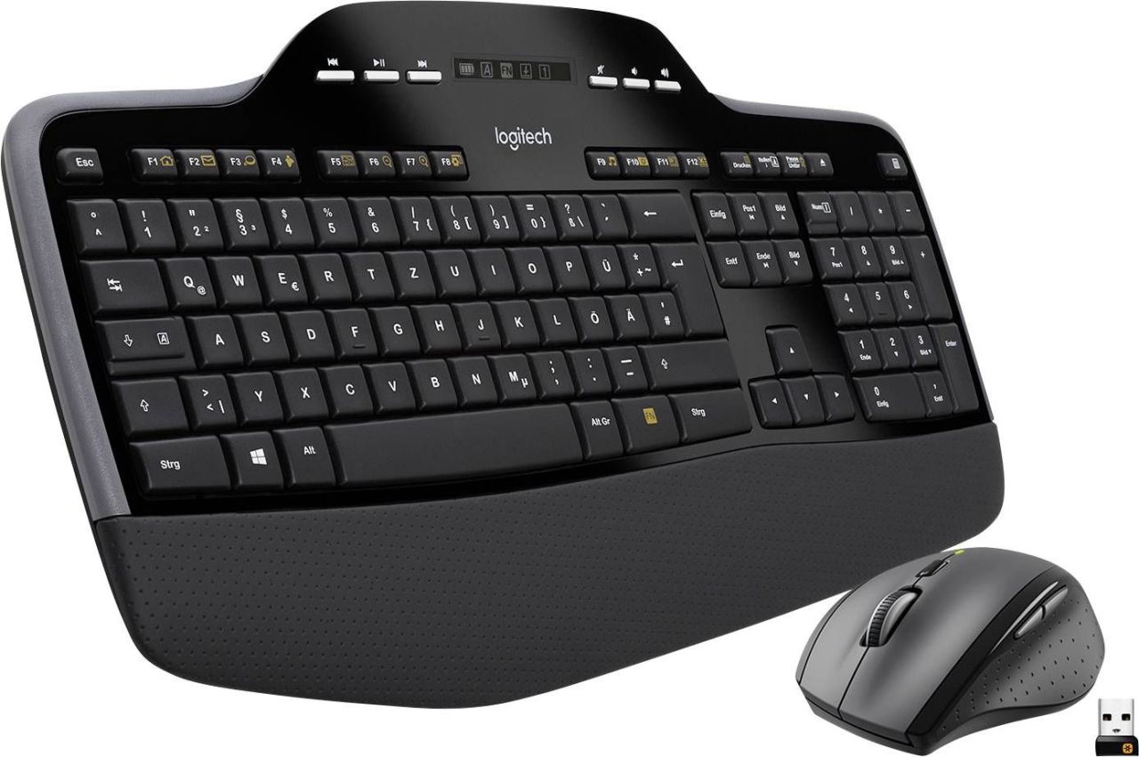 Logitech MK710 wireless billentyűzet + egér Wireless Desktop Black DE