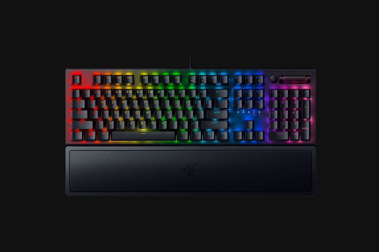 Razer BlackWidow V3 Yellow Switch keyboard Black US