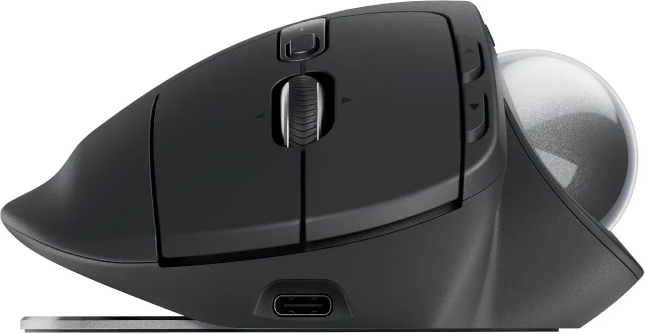 Logitech MX Ergo S Wireless Bluetooth Mouse Graphite Gray