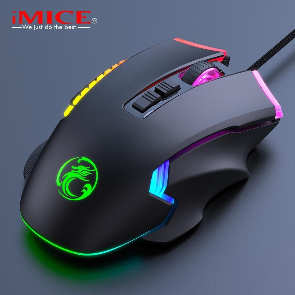 iMICE T70 RGB Gaming Mouse Black