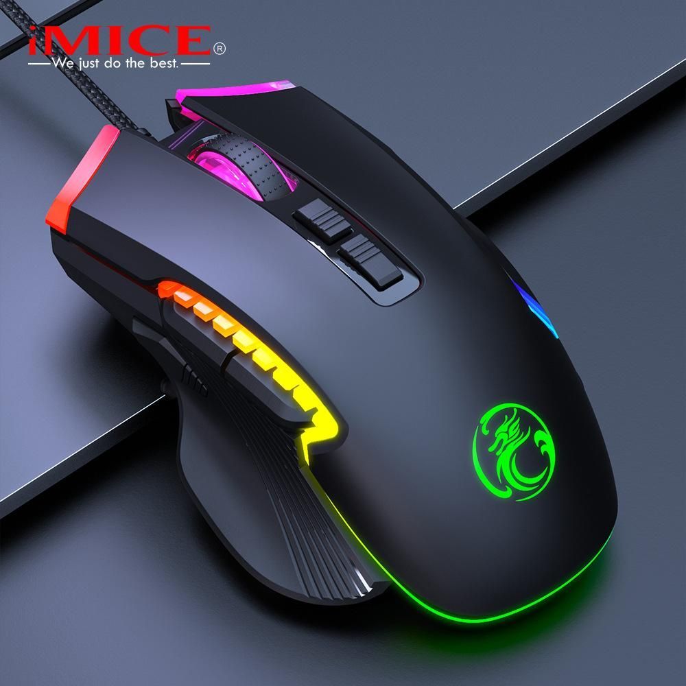 iMICE T70 RGB Gaming Mouse Black